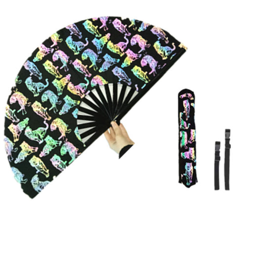 Reflective Rave Hand Fan