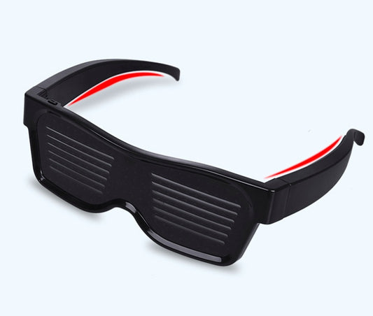 LED Pixel Rave Glasses