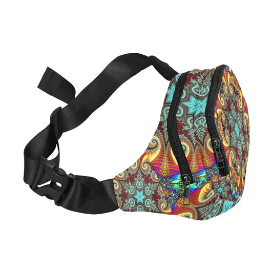 Ultimate Festival Fanny Pack Psychedelic Waist Travel Sling Bag for Men Women Unisex Festival Drip