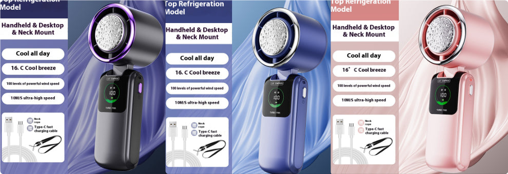Turbo Cooling Handheld Fan