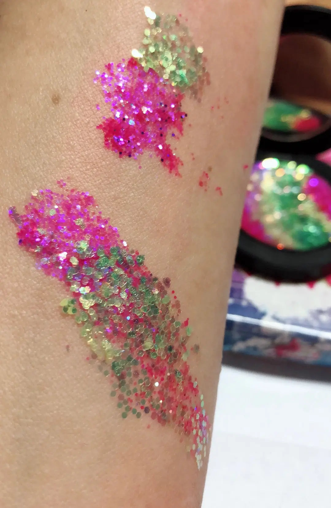 *EDC (Electric Daisy Festival)* Metallic/Iridescent Duo Pressed Glitter! inkeddollcosmetics