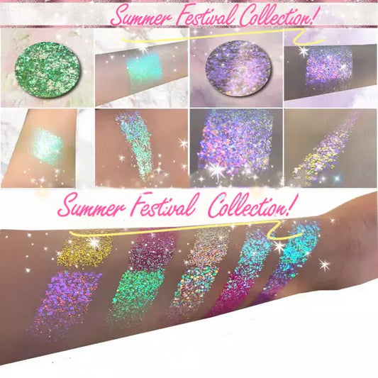 COACHELLA *LMT EDT* Summer Festival Pressed Glitter inkeddollcosmetics