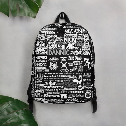 Ultimate EDM Artist Waterproof Backpack Camping Festival Travel Bag Festival Drip