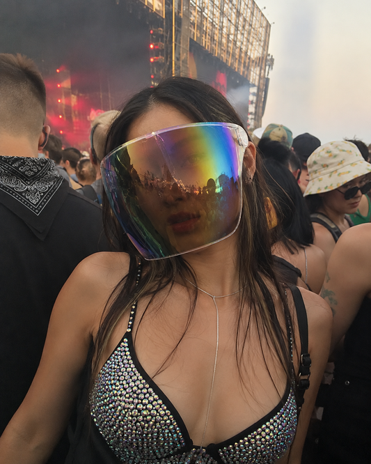 Rave Face Shield Visor Glasses – Lightweight Protective Face Cover