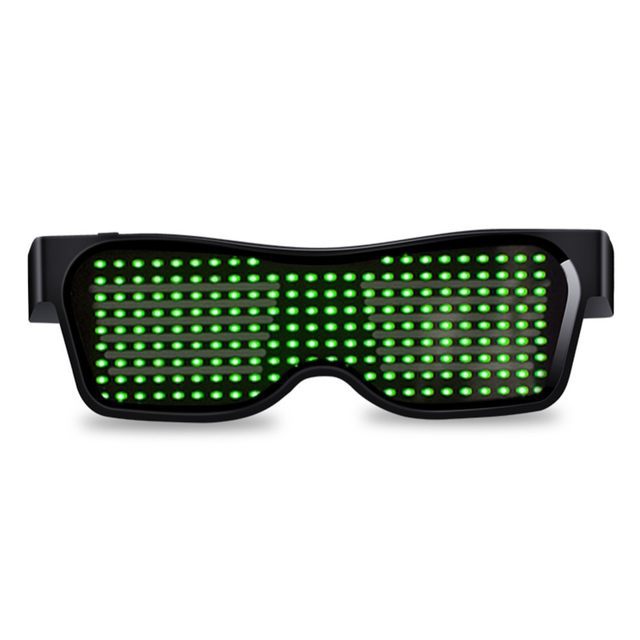 LED Pixel Rave Glasses