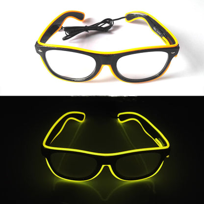 Neon Wire Rave Glasses
