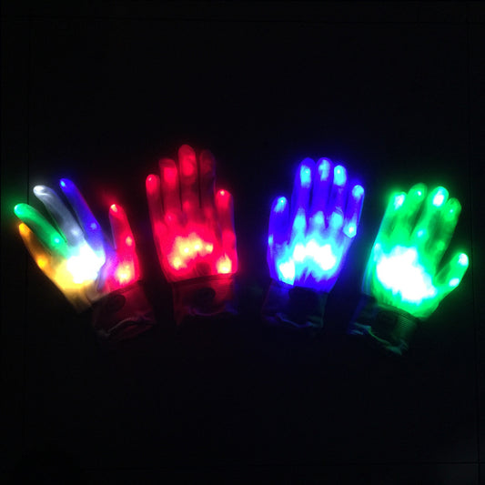 LED Skeleton Rave Gloves