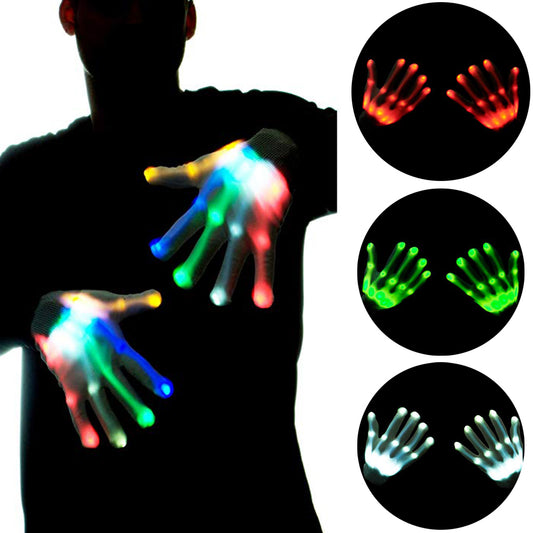 LED Skeleton Rave Gloves