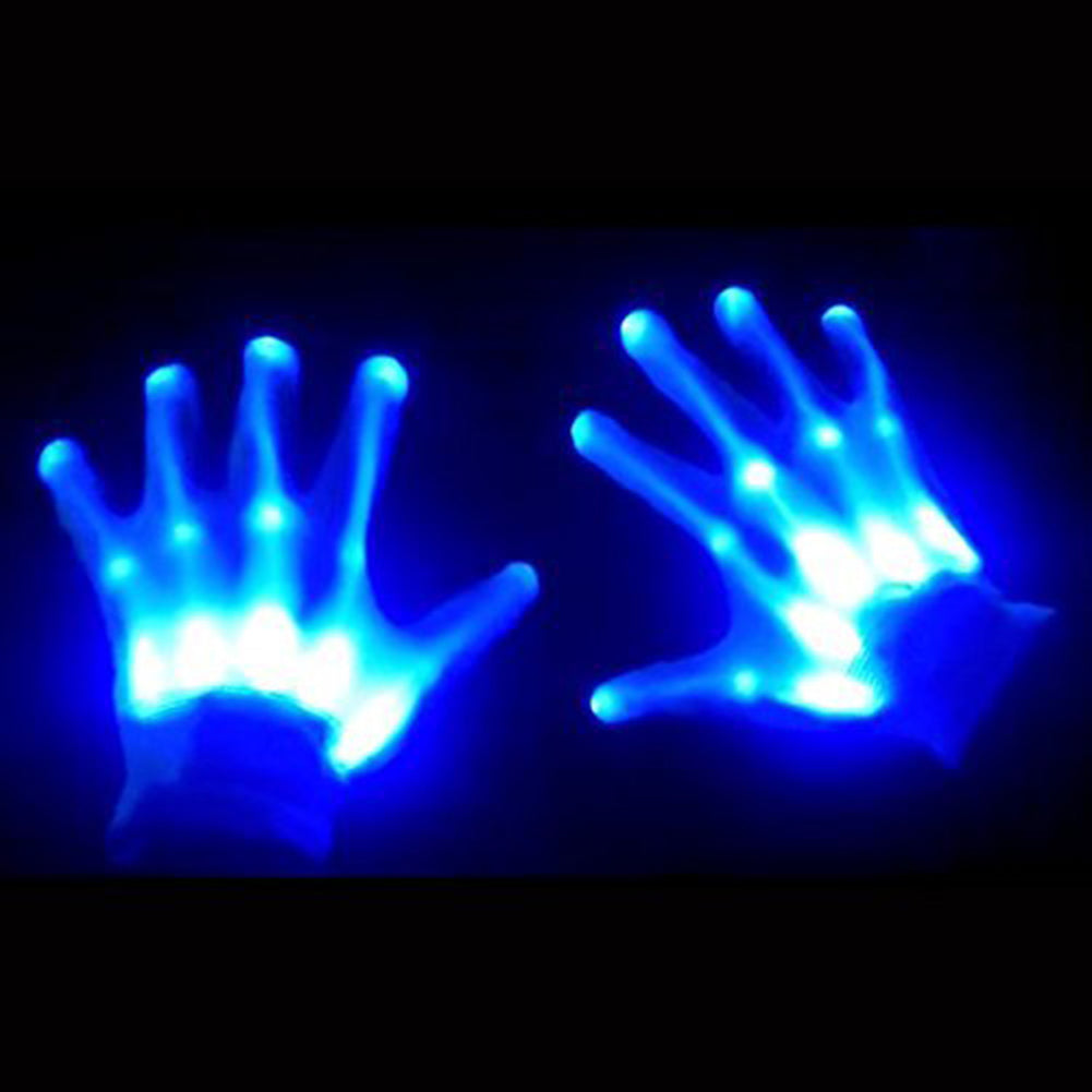 LED Skeleton Rave Gloves