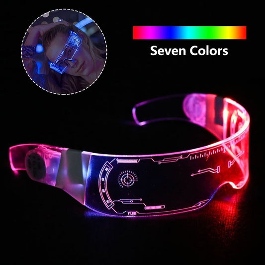 Cyber LED Visor Glasses