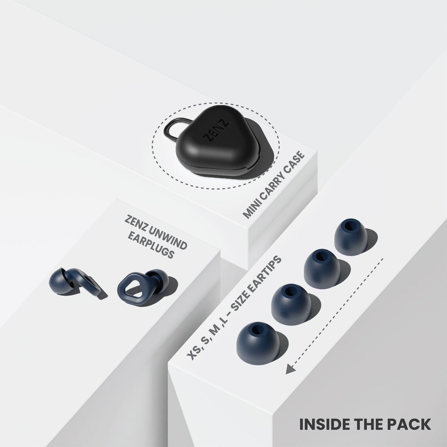 Unwind Earplugs - Lagoon Navy