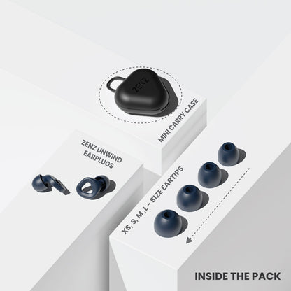 Unwind Earplugs - Lagoon Navy