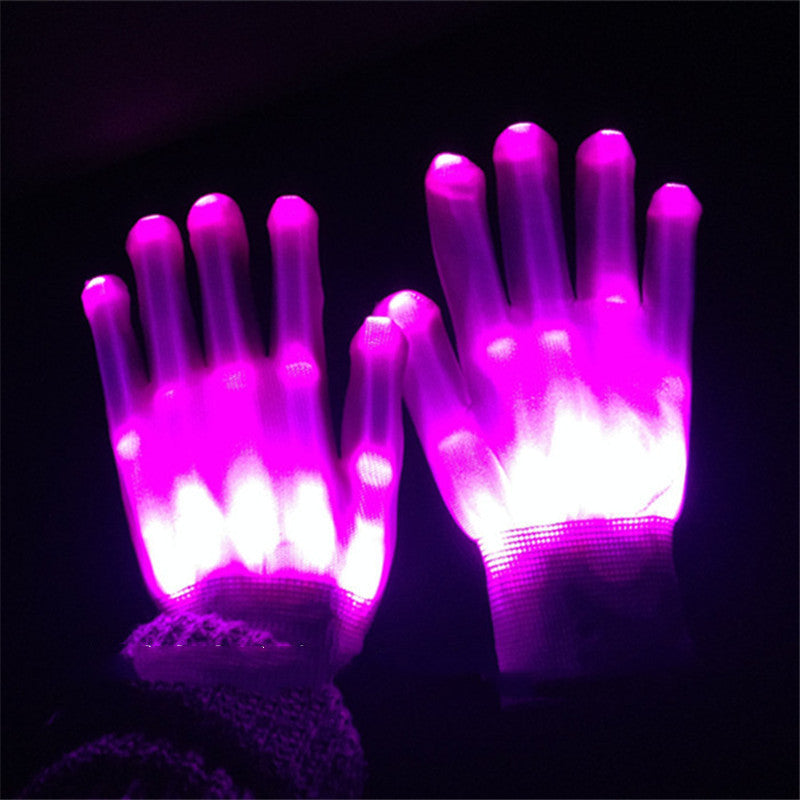 LED Skeleton Rave Gloves