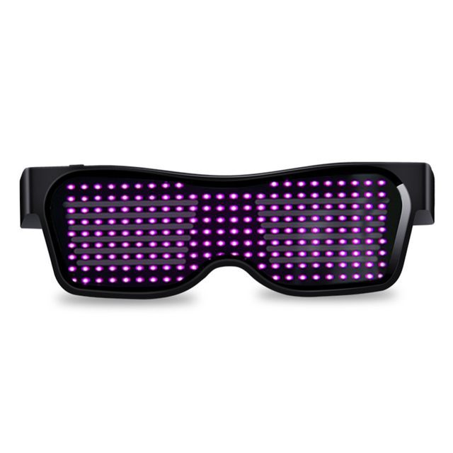 LED Pixel Rave Glasses