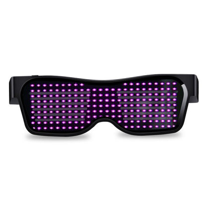 LED Pixel Rave Glasses