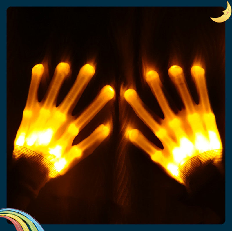 LED Skeleton Rave Gloves