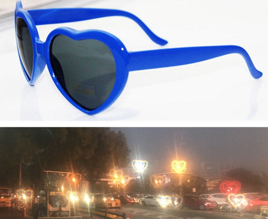 Heart Diffraction Rave Glasses
