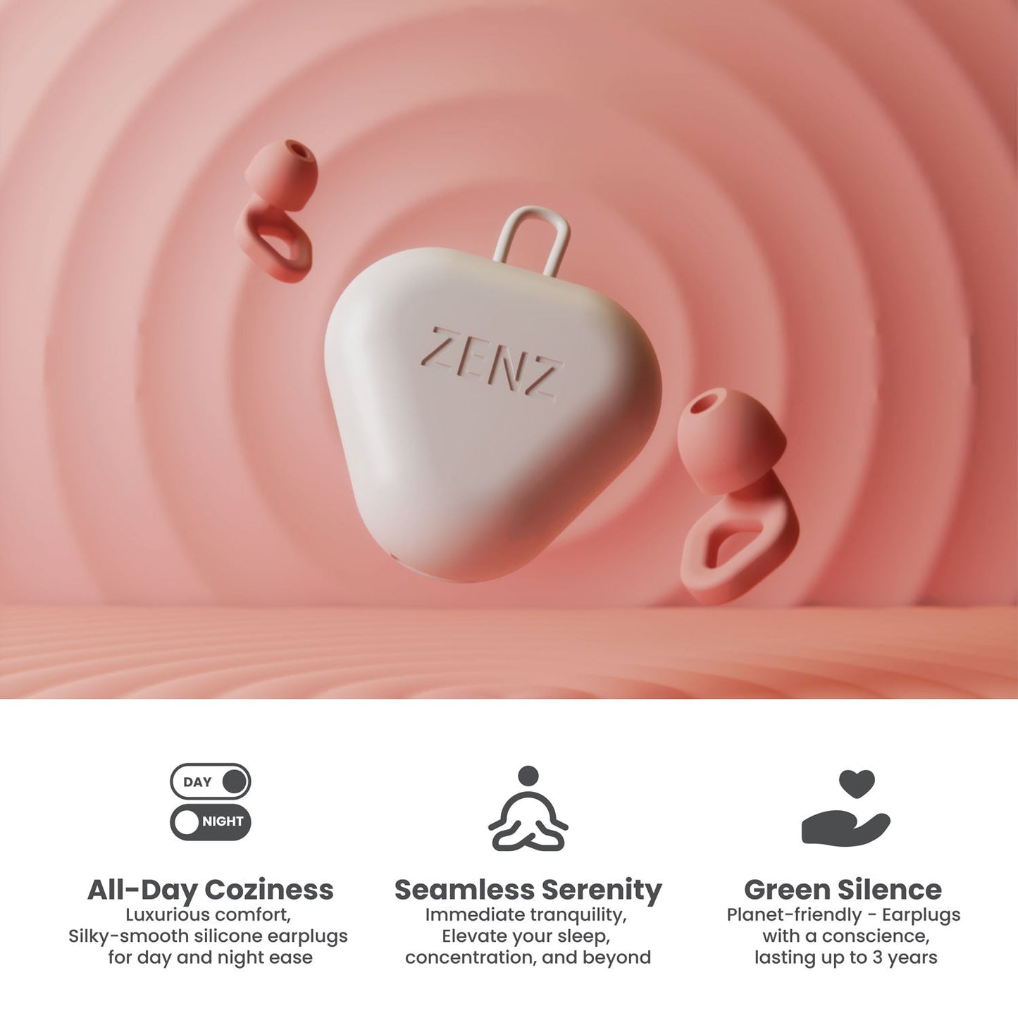 Unwind Earplugs - Mystic Pink