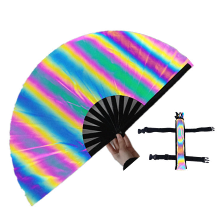 Reflective Rave Hand Fan