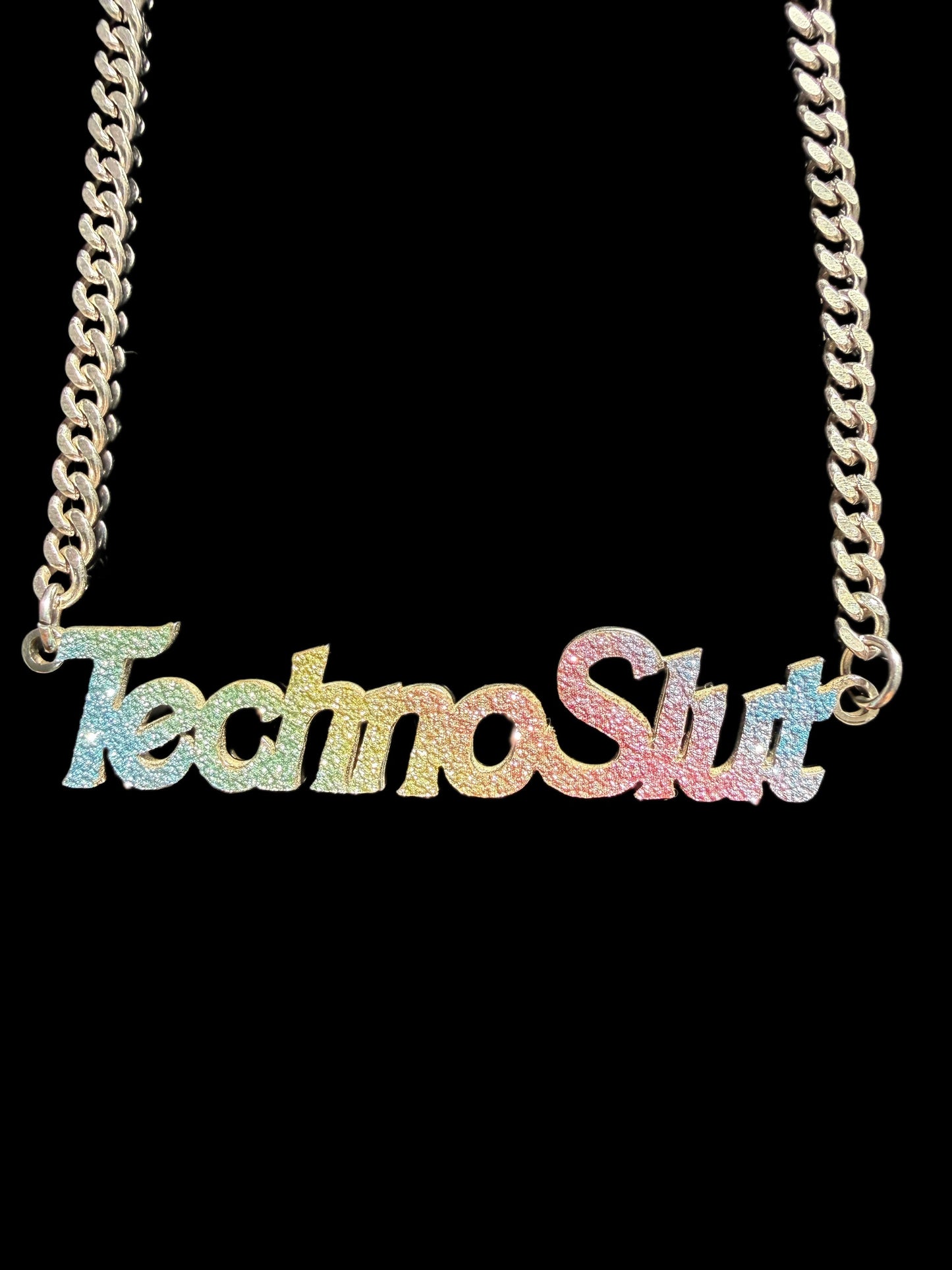 Techno Slut Rainbow Necklace