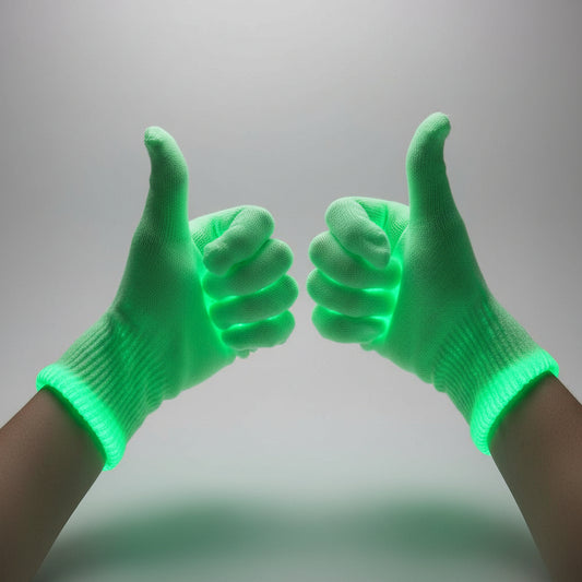 UV Reactive Rave Gloves