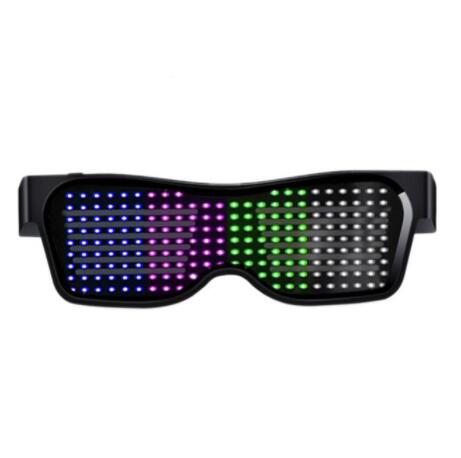 LED Pixel Rave Glasses