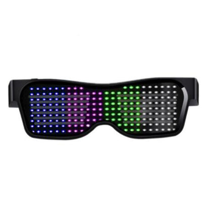 LED Pixel Rave Glasses