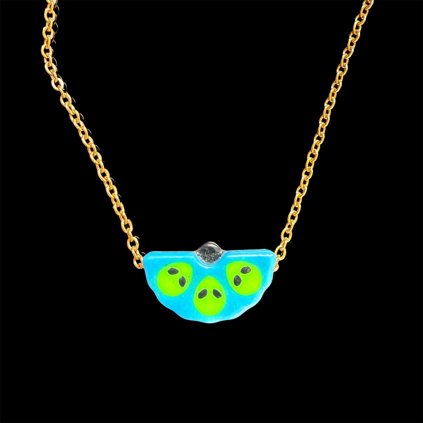 PLUR Vision Rave Fan Necklace