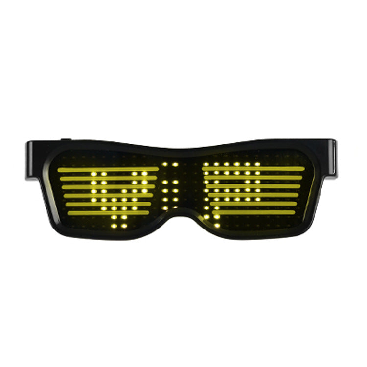 LED Pixel Rave Glasses