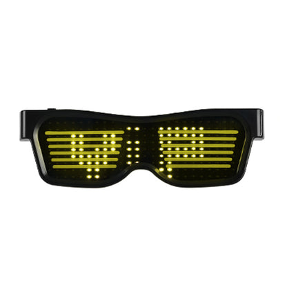 LED Pixel Rave Glasses