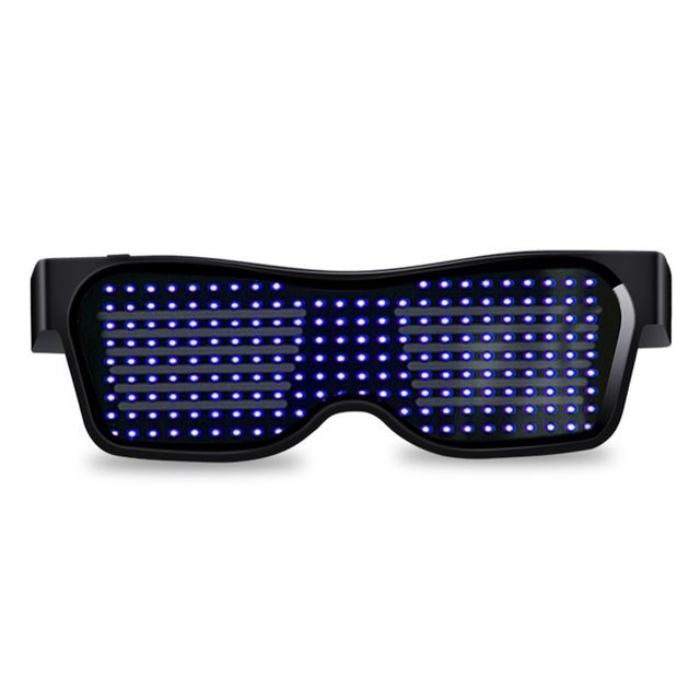 LED Pixel Rave Glasses