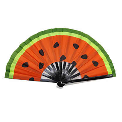 Holographic Rave Hand Fan