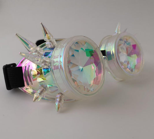 Steampunk Goggles Kaleidoscope Glasses, festival eyewear, view 2