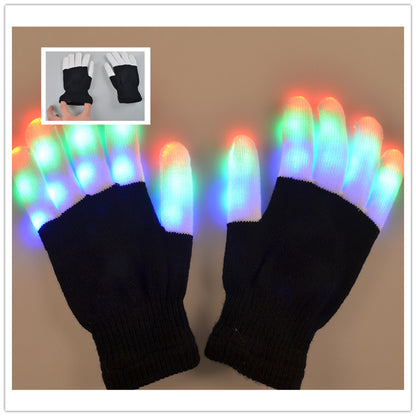 LED Rave Gloves, light-up rave gloves, view 3