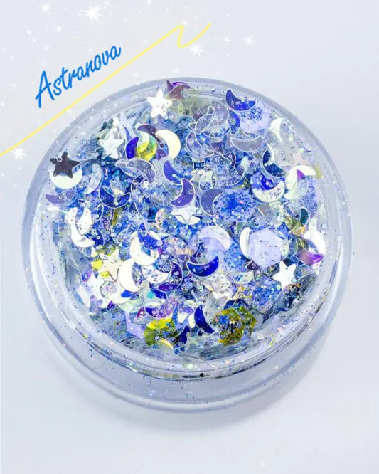 ASTRANOVA Chunky Festival Glamdoll Glitter inkeddollcosmetics
