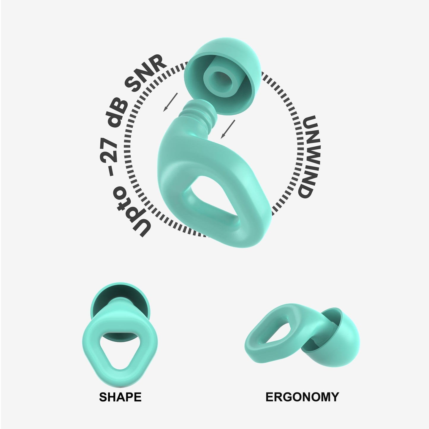 Unwind Earplugs - Mossy Mint