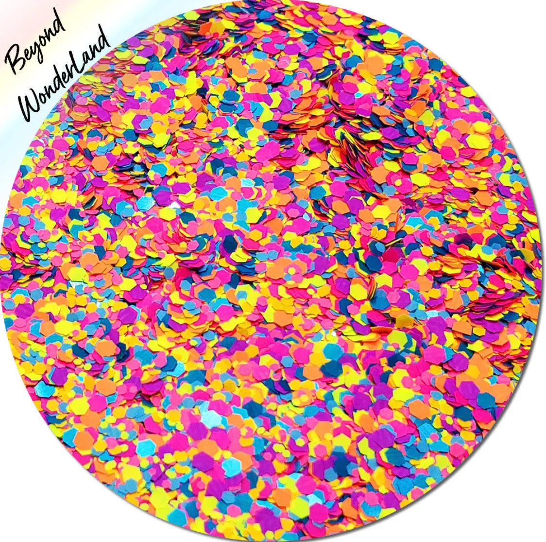 "BEYOND WONDERLAND" *UV*/BlackLight* Festival FunFetti inkeddollcosmetics