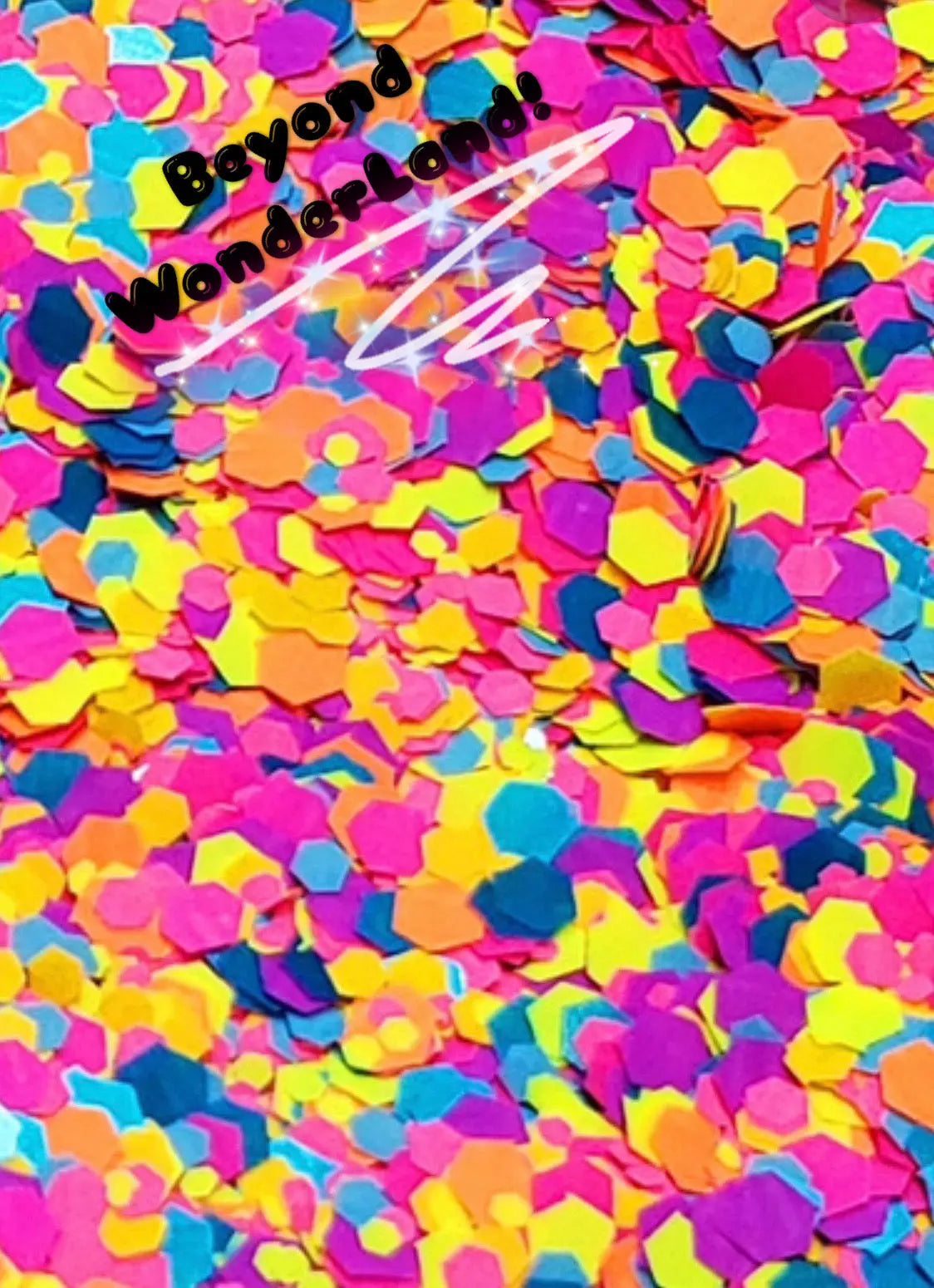 "BEYOND WONDERLAND" *UV*/BlackLight* Festival FunFetti inkeddollcosmetics