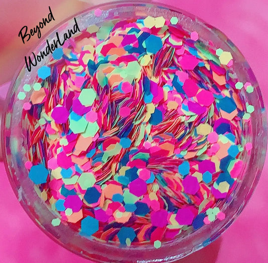 "BEYOND WONDERLAND" *UV*/BlackLight* Festival FunFetti inkeddollcosmetics