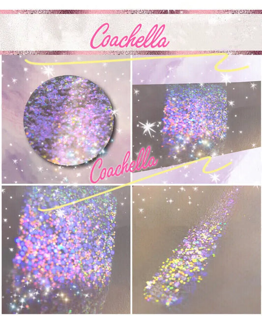 COACHELLA *LMT EDT* Summer Festival Pressed Glitter inkeddollcosmetics