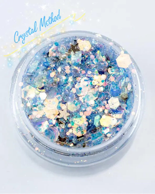 CRYSTAL METHOD Chunky Festival Glamdoll Glitter inkeddollcosmetics