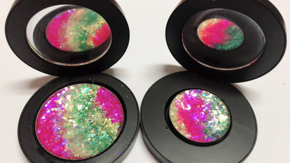 *EDC (Electric Daisy Festival)* Metallic/Iridescent Duo Pressed Glitter! inkeddollcosmetics