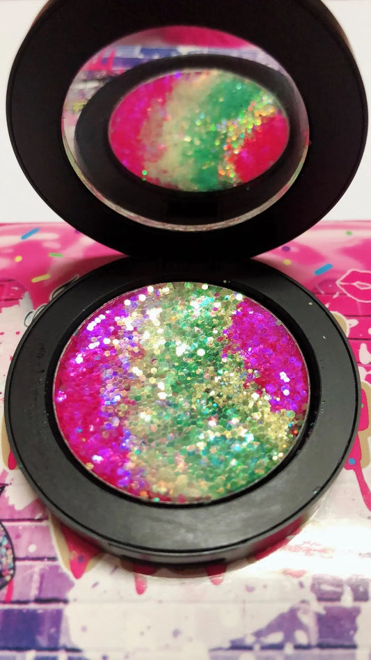*EDC (Electric Daisy Festival)* Metallic/Iridescent Duo Pressed Glitter! inkeddollcosmetics