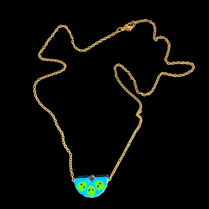 PLUR Vision Rave Fan Necklace