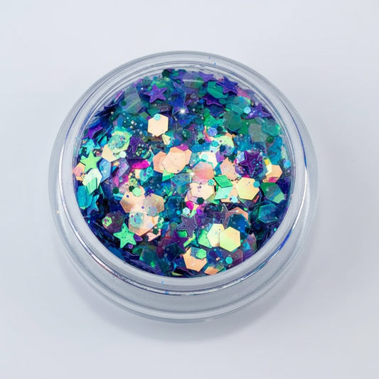 FRACTAL DOLL Chunky Festival Glamdoll Glitter inkeddollcosmetics