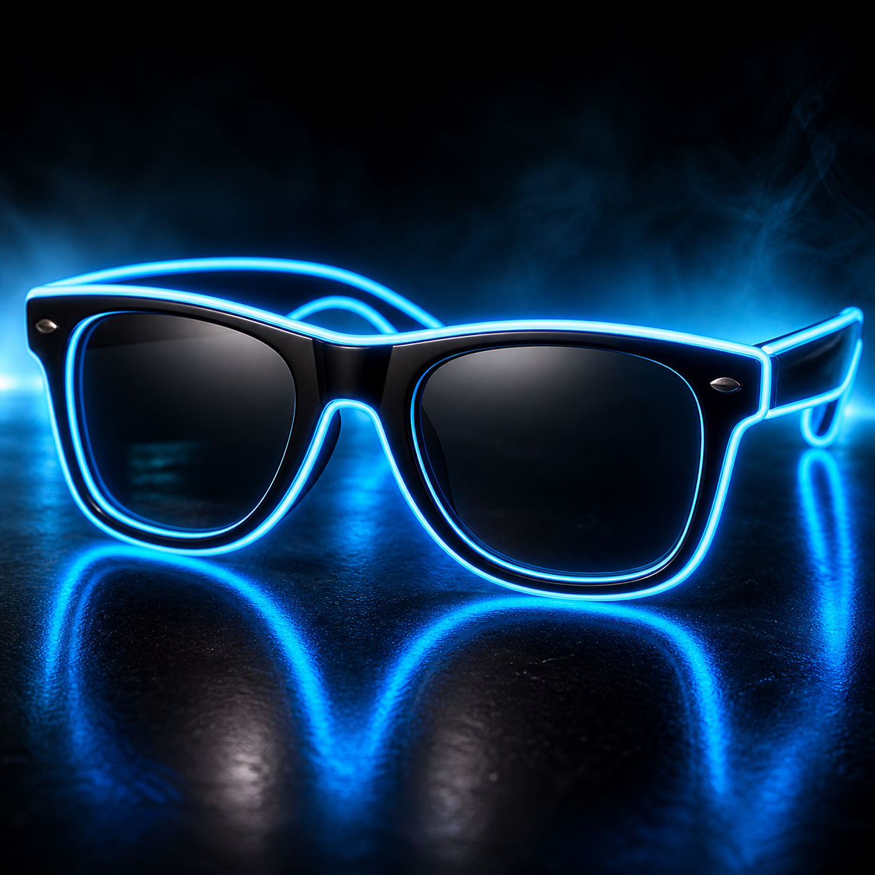 Neon Wire Rave Glasses