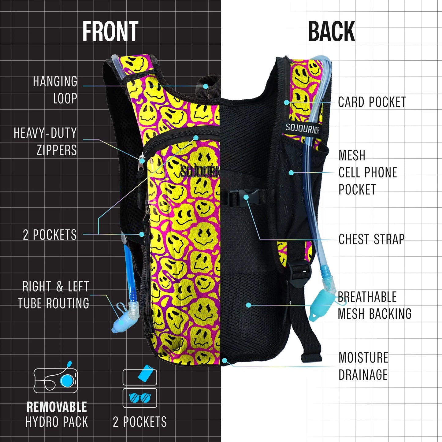 Hydration Pack Backpack (Small) SoJourner