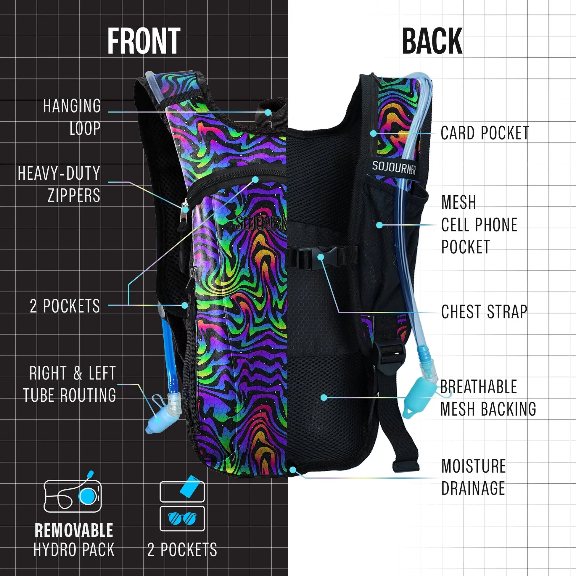 Hydration Pack Backpack (Small) SoJourner