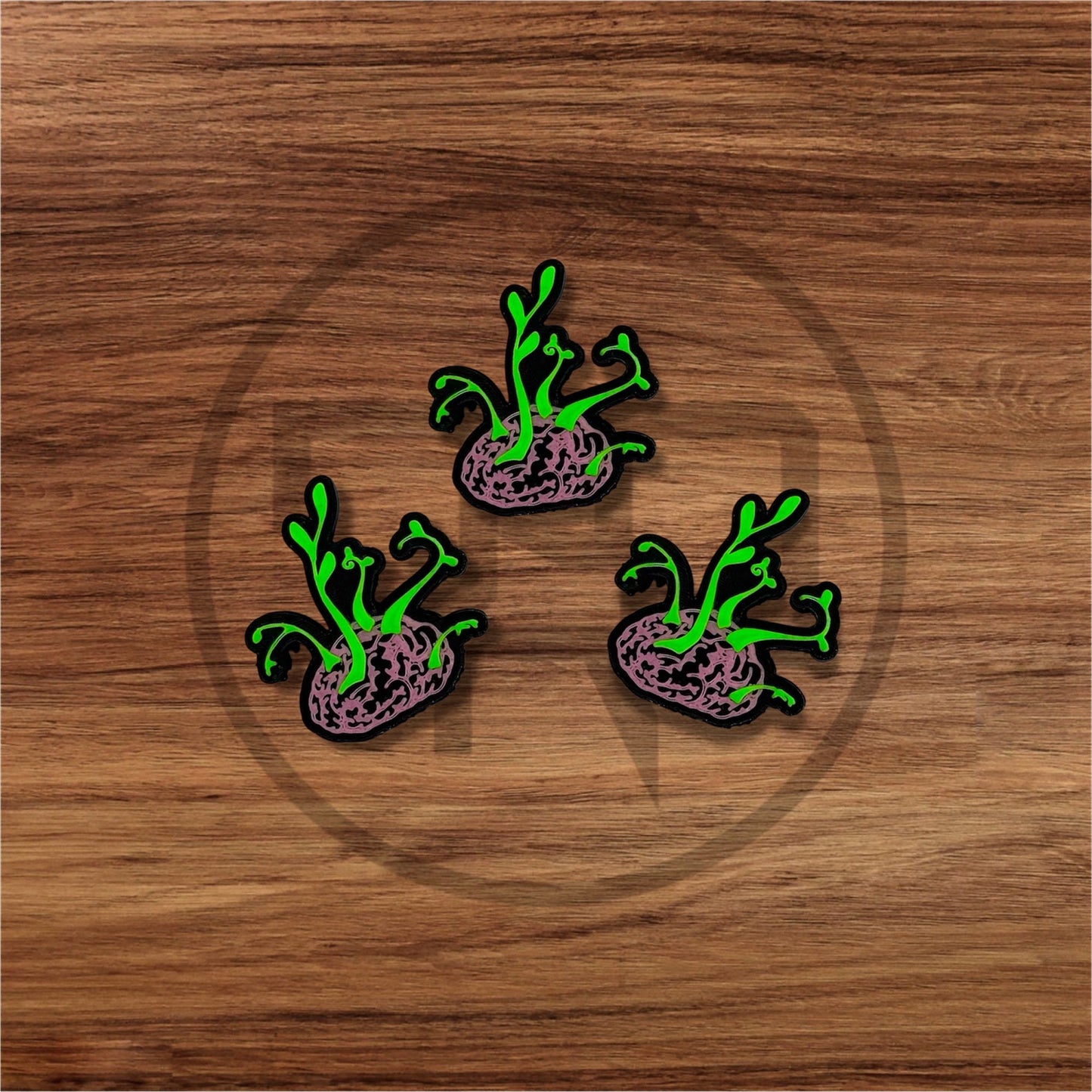 GWN Ganja White Night Brain Sprout | Kandi Beads | Shoe Charms