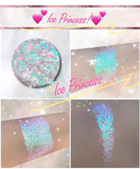 ICE PRINCESS *LMT EDT* Summer Festival Pressed Glitter inkeddollcosmetics